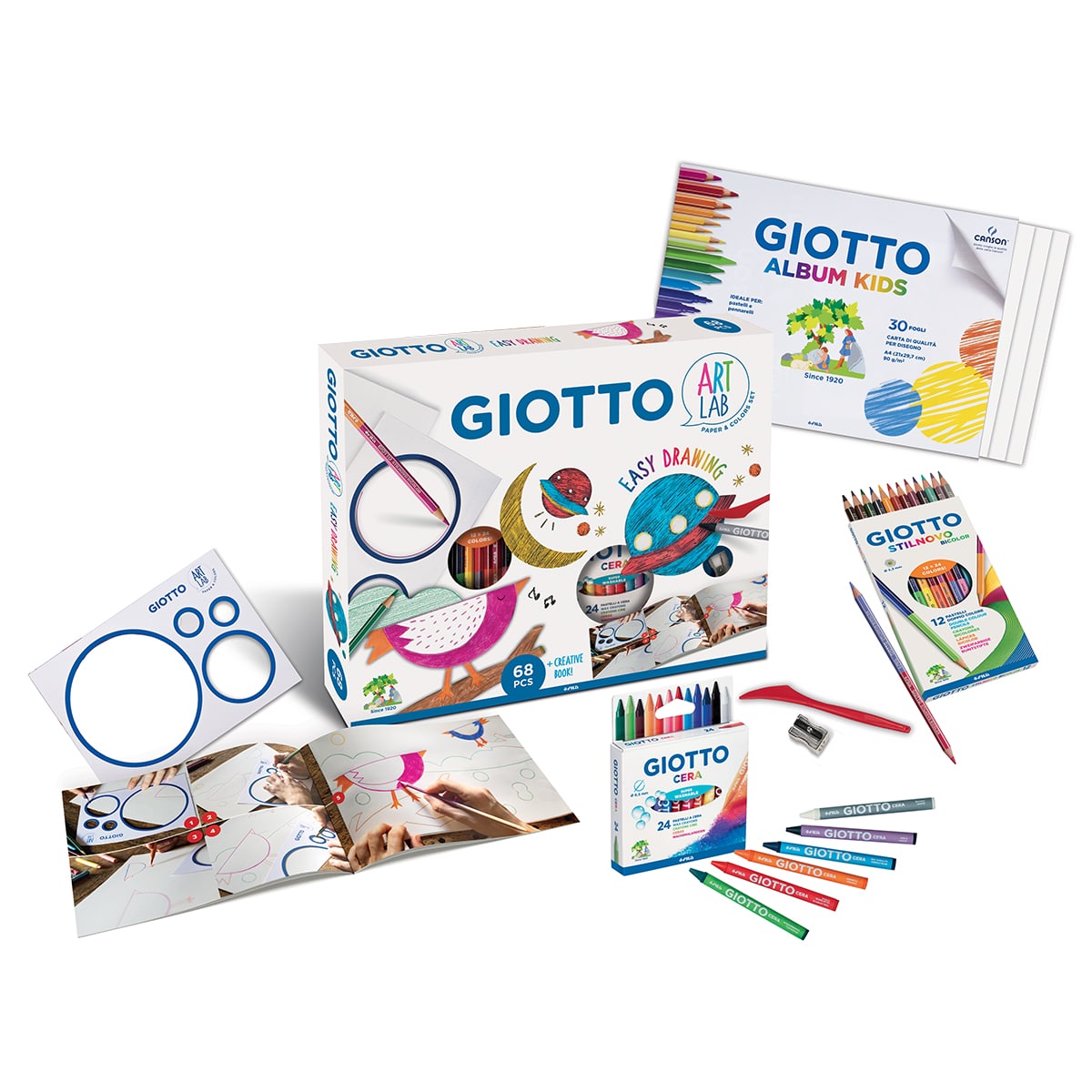 Set Manualidades Giotto. Art Labs Easy Drawing