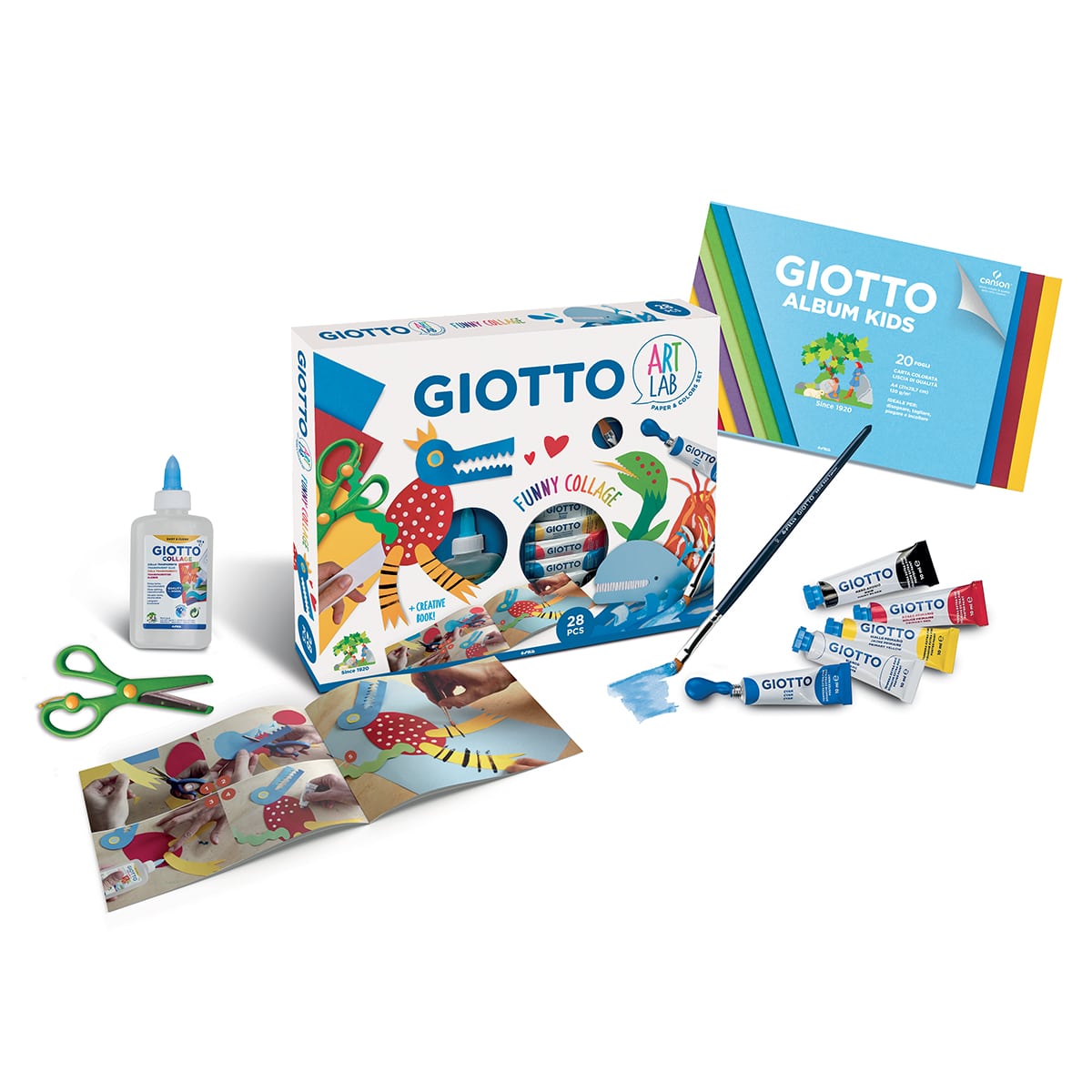 Set Manualidades Giotto. Art Labs Funny Collage