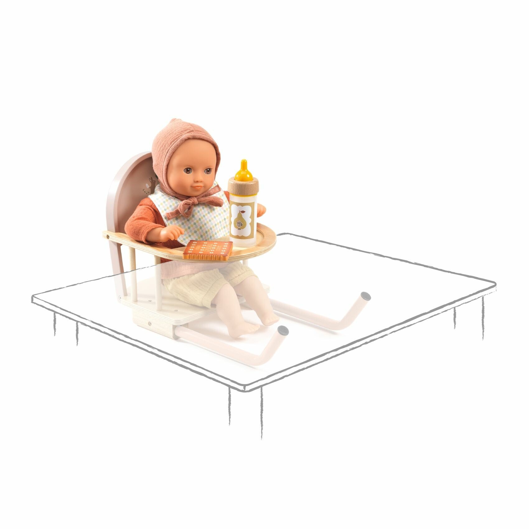 Silla de bebé para mesa