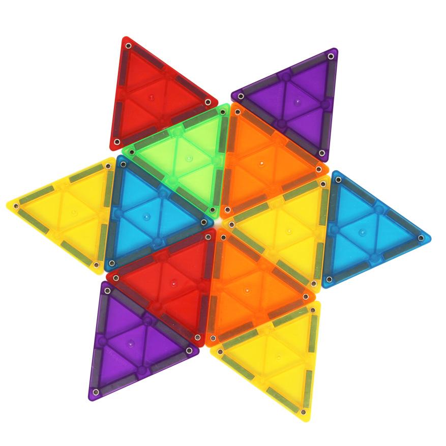 Juego Magnético Imanix 20pxas Triángulos